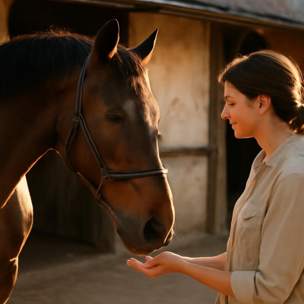 Langage corporel du cheval : signal d'apaisement