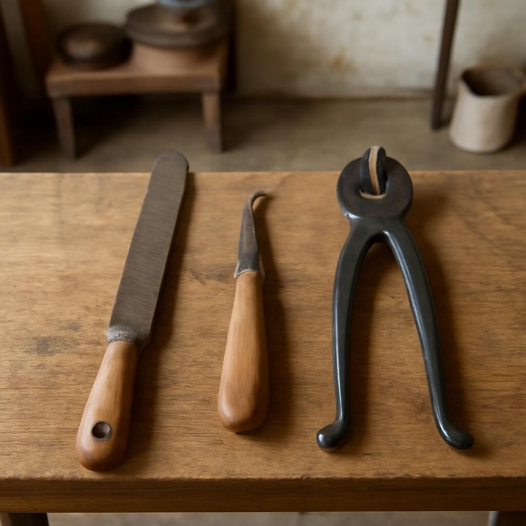 Trousse à parage : rasp, rénette et tricoise