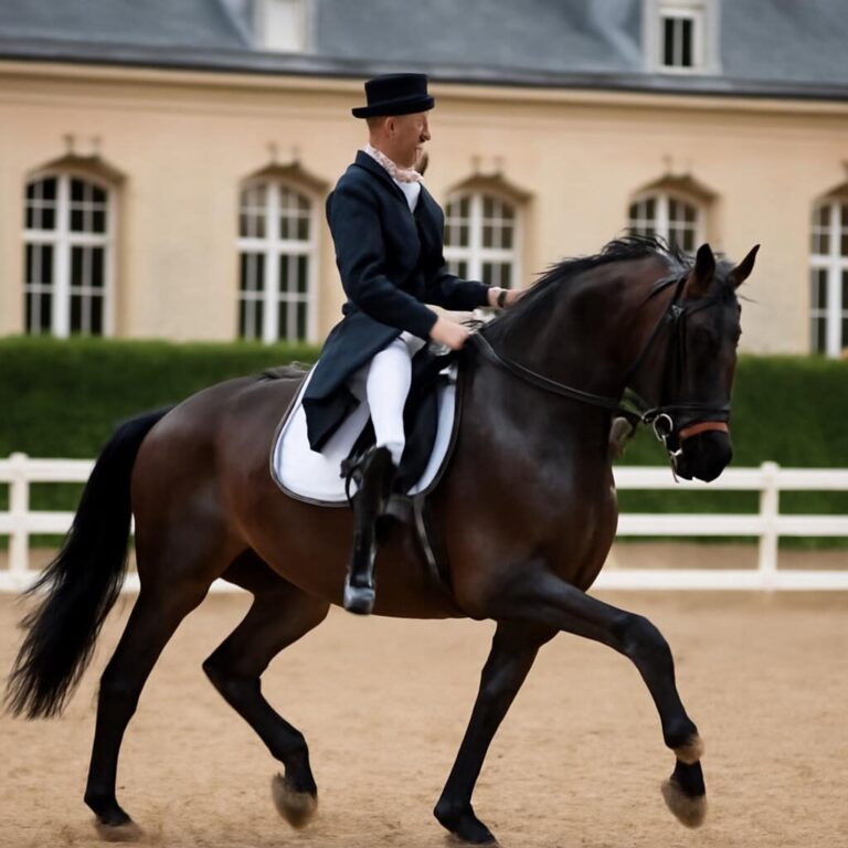 Dressage : progression des reprises de base au Galop 7