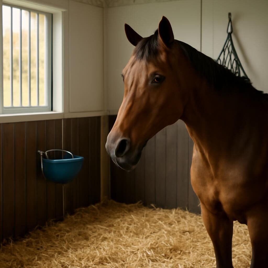 Box de pension cheval propre et ventile